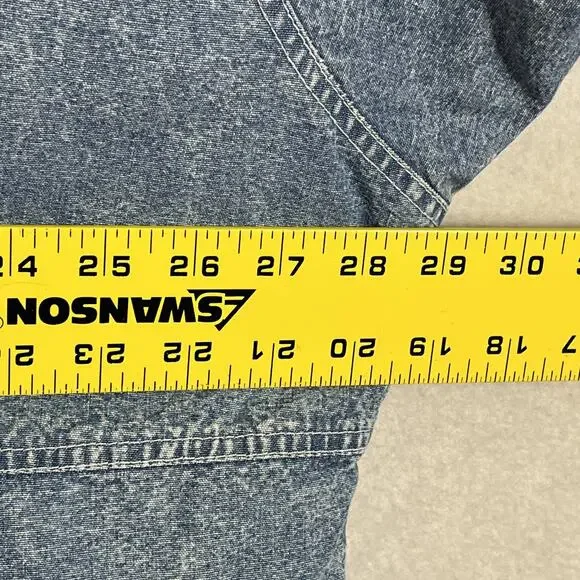 Original Blue Greek Jean Cotton Winter Coat Men's Size 2X Medium Wash - Picture 10 of 13